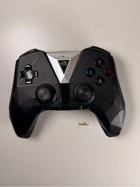 NVIDIA Black Wireless Game Controller with Colored Face Buttons
